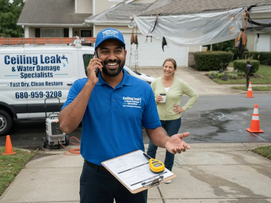 Ceiling Leak Cleanup Morganton, NC FAQs